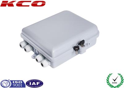 China Outdoor Plastic Fiber Optic Terminal Box / 16 Core FTTH Termination Box for sale