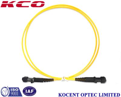 China Yellow MTRJ PVC LSZH 1.0m Fiber Optic Patch Cord Single Mode G657A 2.0mm for sale