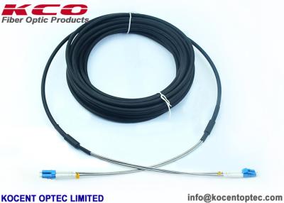 China LC Armored CPRI Army Field Fibre Optic Patch Cable FTTA Outdoor 2fo 4 Fiber 6 Core 7.0mm TPU for sale