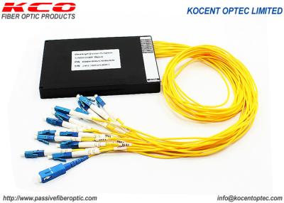 중국 FTTH FTTA용 CWDM DLC 파장 분할 멀티플렉서 ABS 16CH 18CH 판매용