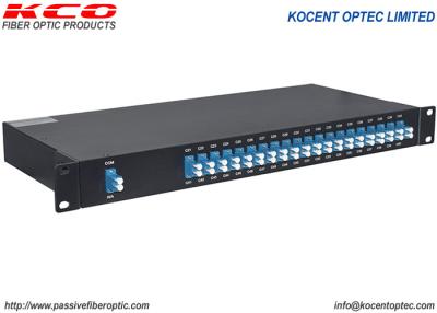 중국 Mux Demux 광섬유 Dwdm LC UPC 19in 1U 수동 광학 DWDM 판매용