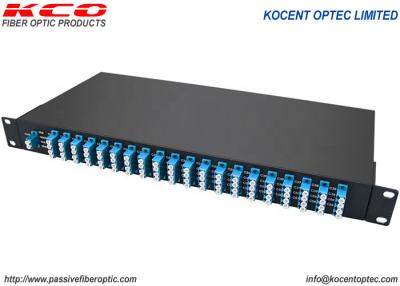 중국 40CH Mux Demux DWDM 수동 광 네트워크 PON 랙마운트 판매용