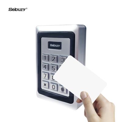 China Alarm Entry/Exit Sebury Metal Access Control Standalone Keypad 125Khz For Access Control System for sale