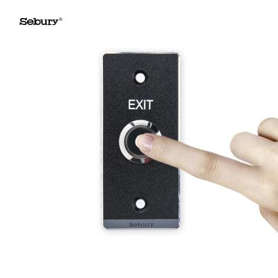 China Sebury Metal Press Exit Button Door Access Control Push Button for sale