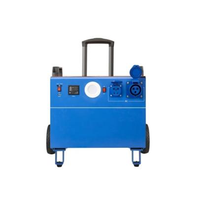 China Type C 3000w Battery Backup Power Station Mobile Rechargeable Industrial Camp Generators Portable Power for sale