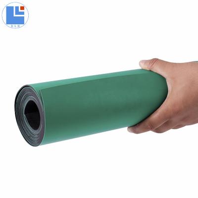 China 60cm x 10m 2mm electric green rubber mat for workbench 0808 for sale