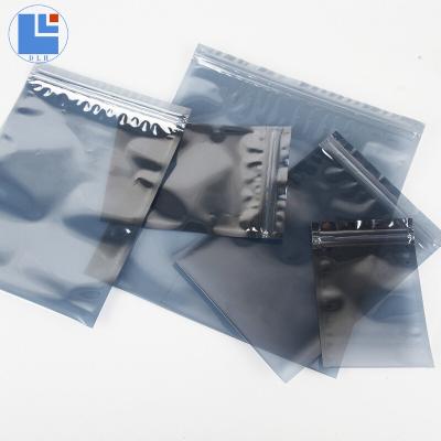 China Hot Sale Custom 115*21cm ESD Plastic Bag ANTISTATIC Ziplock Polybag With Ziplock Antistatic Bag for sale