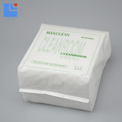 China 0606 Cleanroom Wiper 56gsm Viable Lint Free Cellulose Tissue Paper for sale