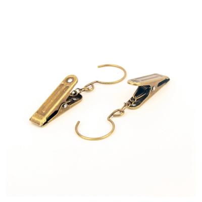 China Factory Selling Diverse Portable Travel Metal Durable Stainless Steel Gold Strong Clothes Clip for sale