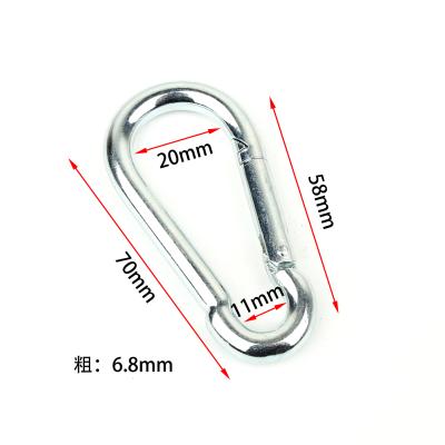 China Regular Wholesale Quality Control Strict Metal Turning Carabiner Hook , Swing Buckle for sale