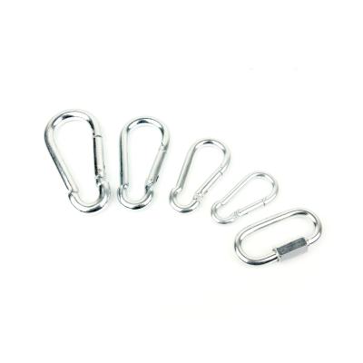 China Regular Wholesale Strict Quality Control Steel Carabiner Hooks, Snap Spring Carabiner Hook for sale