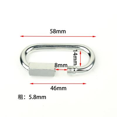 China Regular Wholesale Strict Quality Control Steel Rotating Snap Hook Carabiner Clip And Hook for sale