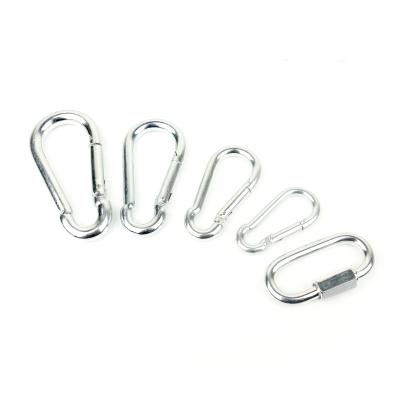 China China Regular Wholesale Custom Camping Hiking Outdoor Oval Metal Carabiner Hooks for sale