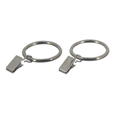 China Durable and popular new type stainless steel hooks clips metal material curtain rings with eyelets for sale