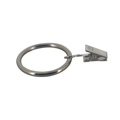 China Selling New Type Durable And Popular Well Stainless Steel Hooks Metal Material Curtain Rings With Clips for sale