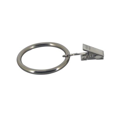 China Durable And Popular Made In China Material Stainless Steel Metal Curtain Hooks Rings With Clips for sale