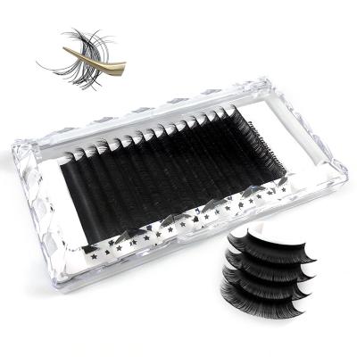 China The Lash Extensions Korea natural soft factory wholesale price 0.03 0.05 0.07 0.10 0.15 individual C D loop eyelash extensions for sale