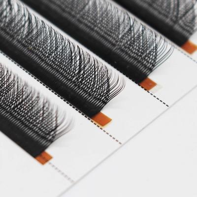 China 0.05 2D Eyelash Extensions Premade Eyelash Extensions 0.07mm Yy Volume Matte Black Y Yarn Natural Soft Single Eyelash Extensions for sale