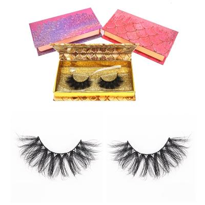 China Durable/Reusable/Washable/Waterproof Case 18mm 20mm 3d Mink Lashes Fluffy Tapered 25mm Mink Eyelashes Vendor Custom Packaging for sale