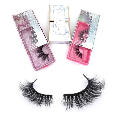 China High Quality Durable Private Label Siberian Mink Eyelashes 15-25mm Luxury Mink Eyelash With Case for sale