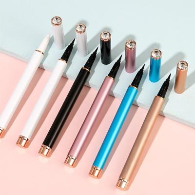 China Private Label Self Adhesive Waterproof Eyeliner Lashglue Pen Magic Waterproof Eyeliner Glue Pen for 3d Mink Eyelashes for sale