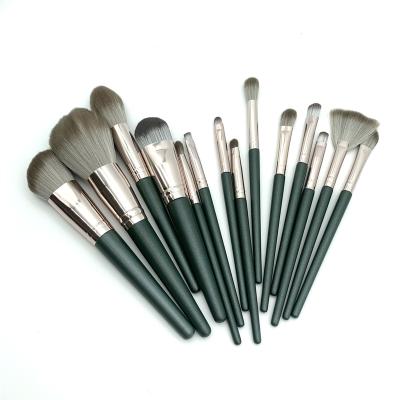 China 14pcs Private Label Makeup Brush Set Durable High Quality Soft Synthetic Makeup Brushes With Bag for sale