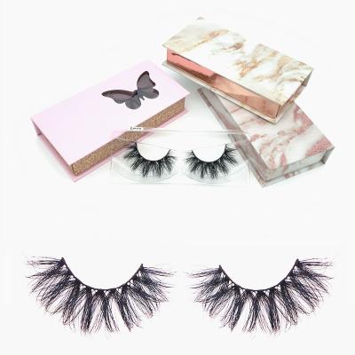 China 3D Volume Effect Mink Hair Lashes Volume False Eye Lashes Perfect 3D Layered Effect for sale