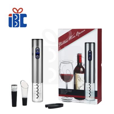 China Rechargeable Electric and Automatic Battery Wine Opener Gift Set with Accessories for sale