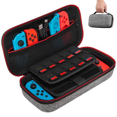 China High Quality EVA Travel Material Upgraded Hard Carrying Case With 19 Game Cartridges Carrying Case For Nintendo Switch for sale