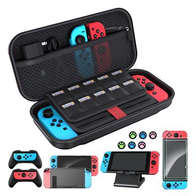 China sustainable & Great Accessories Kit With Carrying Case Storage Space Case Carrying Case, Adjustable Stand, Protective Case for Switch Console and J-Con for sale