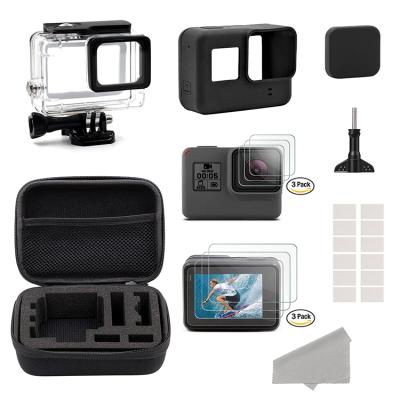 China Suitable for GoPros H5/6/7 Camera Accessories Travel Filter Mount Screen Protector Film Silicone Cover for GoPros H 7 Starter Kit Black/6/5 for sale