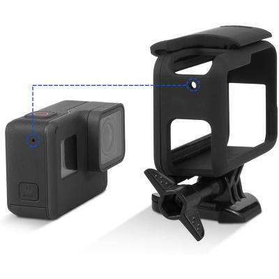 China Protective Sight Action & Open Side Sight Protective Mount H5 Mobile Go Pro Camera Plastic Standard Sight BO Sports Camera Sight Accessory for sale