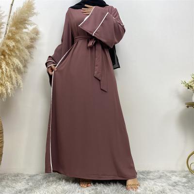 China Muslim Islamic Butterfly Modest Aabaya Nida from Modest Iraq Women Layers Closed Long Sleeve Dress Iran Muslim Kaftan Abaya Hijab Jilbab for sale