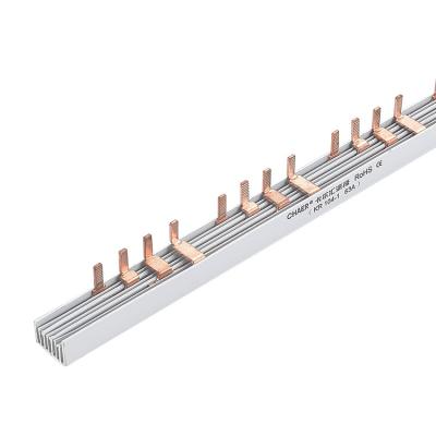 China Pin Type Breaker Busbar for 4P Distribution Copper KR104 for sale