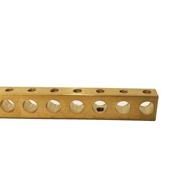 China Terminal, Earth Bar Neutral TB 1 Meter 8*12mm Brass Bar 8-12 for sale