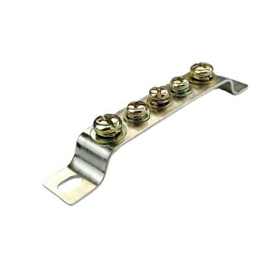 China Distribution Connection Earthing Connection Brass Bar TB Factory Supply AC Screw Terminal Holder for sale