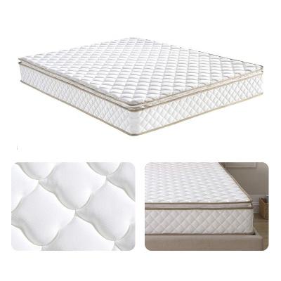 China Durable Hybrid Polyester Fabric Foam Mattress Bonnell Spring Coil Mattress for sale