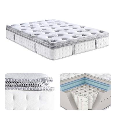 China Durable Pillow Pocket Spring California King Superior King Bedroom Mattress for sale