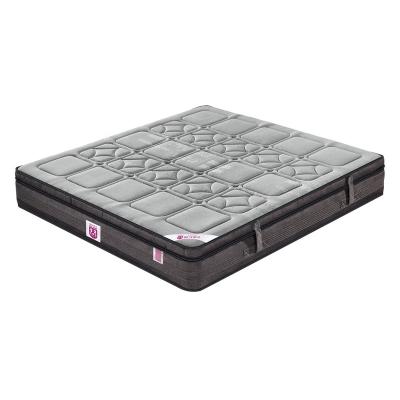 China OEM Durable Semi-hard Memory Foam Pocket Spring Coil Size King Queen Mattress Bed for sale