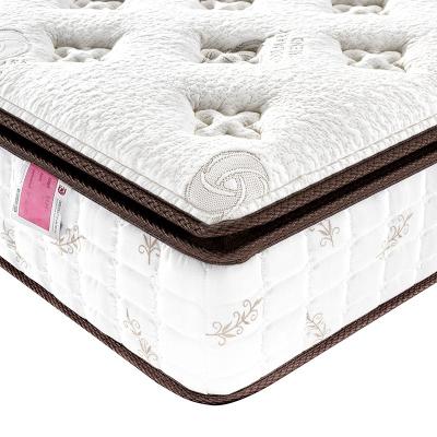 China Durable 5 Star Hotel Vacuum Compressed Luxury Bamboo Fiber Pocket Sprung Mattress for sale