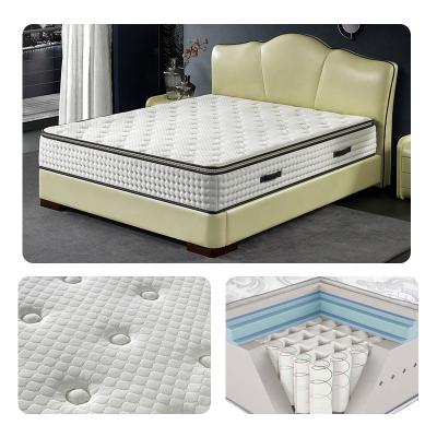 China Factory Supply Custom King Queen Size Custom Pocket Spring Mattress Hotel Pocket Spring Bed Mattress à venda