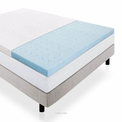 China Factory Supply Durable Bed Cool Gel Infused Memory Foam Mattress Topper for sale