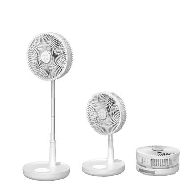 China Hotel 10 Inch Portable Folding USB Rechargeable Stand Fan High Quality Air Cooling Fans For Office And Home Table Fan for sale