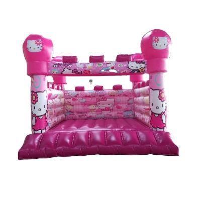 China High Quality Party Kids Inflatable Castle And Hello Kitty Themed Outdoor Inflatable Trampoline for sale