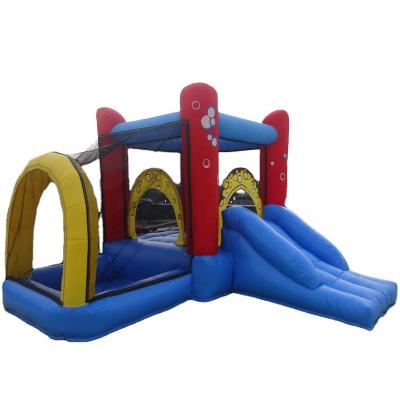 China 2022 Latest Amusement Park Cheap Kids Mini Indoor Jumping Inflatable Bouncer Inflatable Slide Home Use With Slide for sale