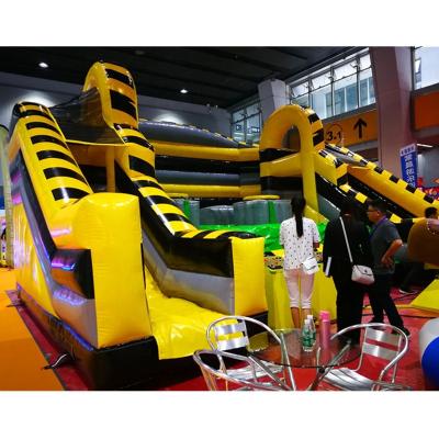 China Outdoor Final Festival Kids Air Jump Tower, Inflatable Slide Platform For Sale for sale