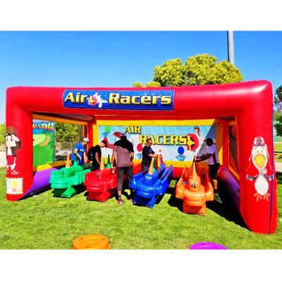 China Kids Event Game Folding Carnival Party Sports Game Jousting Equipment, Air Theme Inflatable Race Rides On Sale for sale