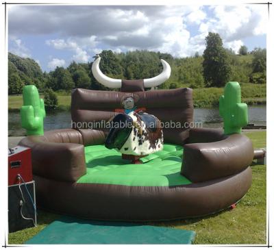 China Crazy Sports Outdoor Game Bull Rodeo Festival Inflatable Mechanical Playground Bull Riding For Sale for sale