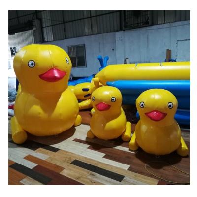 China Giant Inflatable Yellow Duck For Water Park Floating PVC Promotional PVC for sale