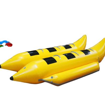 China Wholesale Inflatable Water Banana Boat PVC Fly Fish Rescue Inflatable Banana Boat for sale